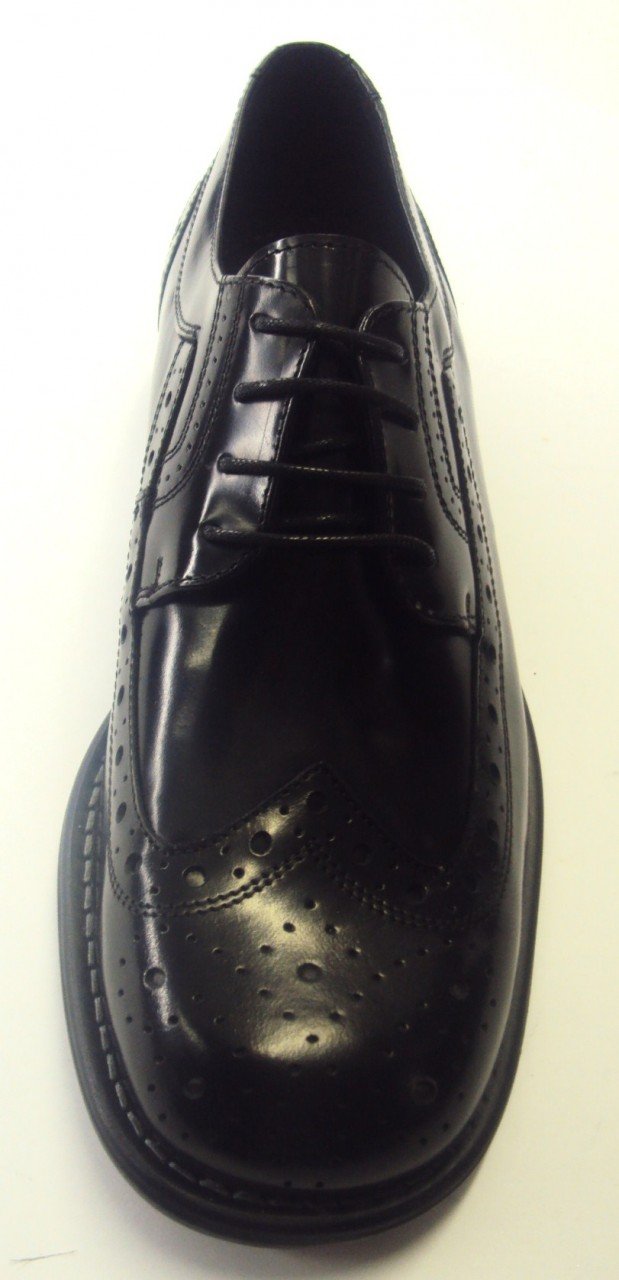 Ikon Original Krombie Leather Brogues in Black