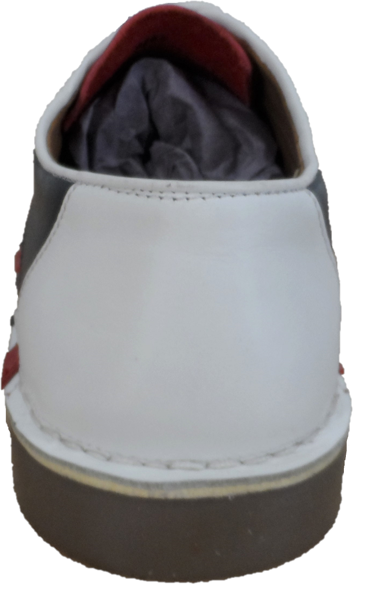 Ikon Original Happy Jack Mens Red/White/Blue Mod Bowling Shoes