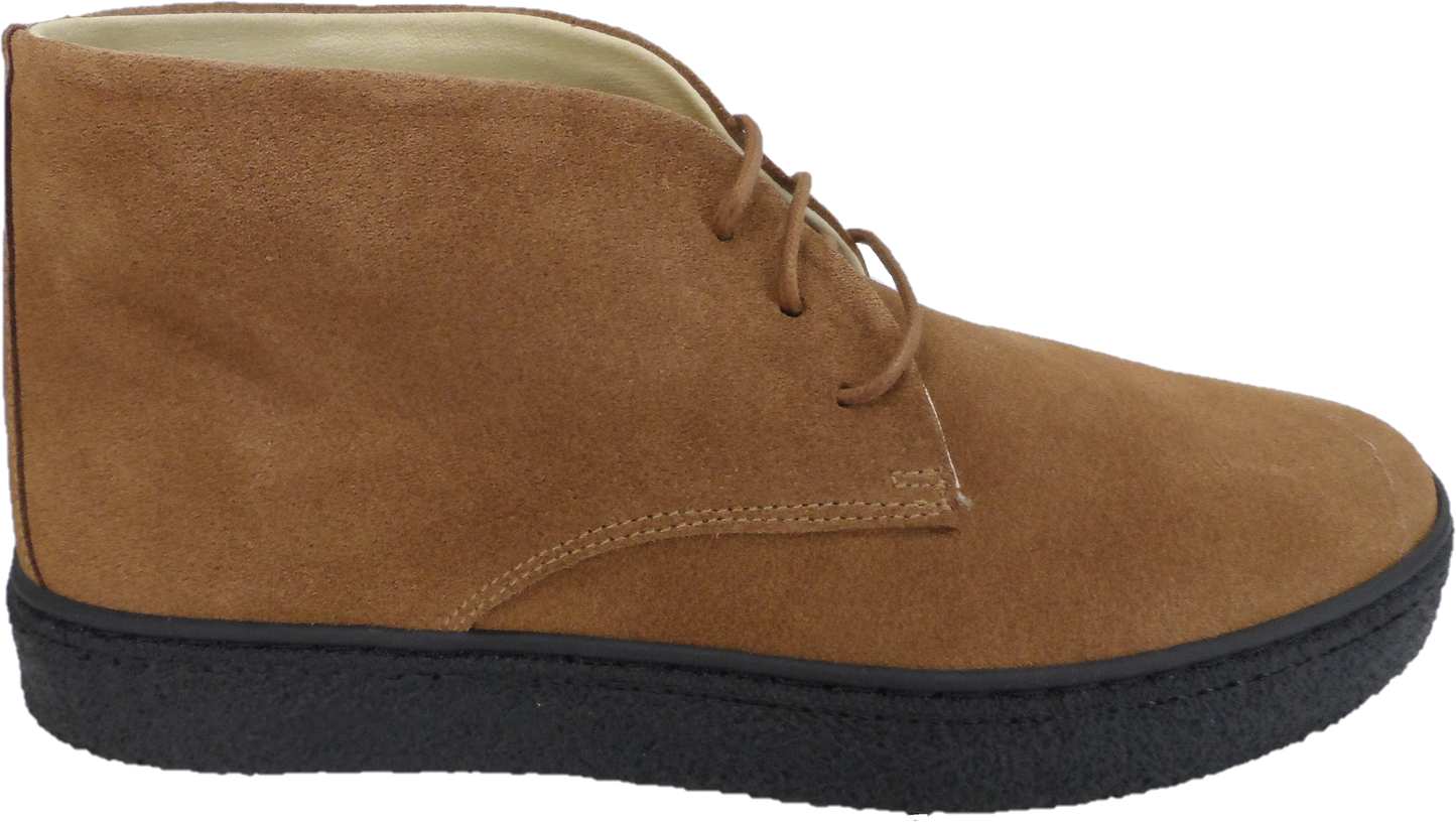 Ikon Original Mens Cognac Brown Ikonik Suede Desert Boot