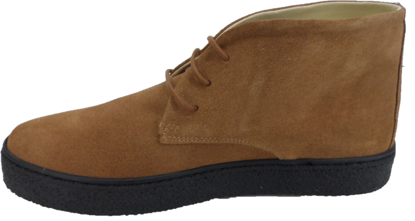Ikon Original Mens Cognac Brown Ikonik Suede Desert Boot