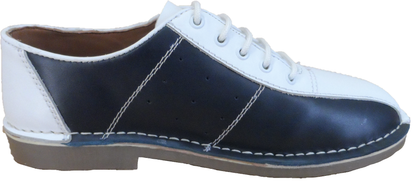 Ikon Original Marriott Leather Bowling Shoes in Red/White/Blue
