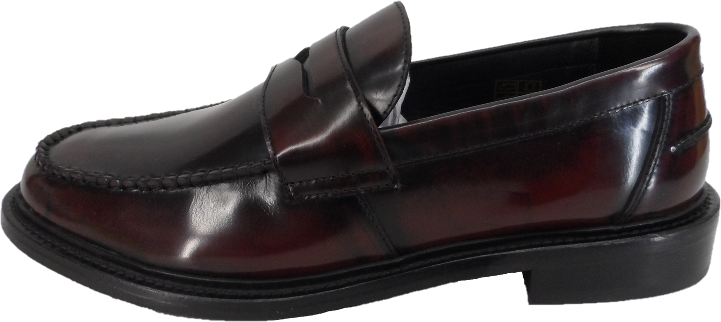 Ikon Original Oxblood Lane Penny Retro,Ska,Northern Soul Loafers