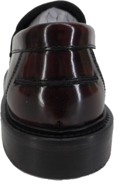 Ikon Original Oxblood Lane Penny Retro,Ska,Northern Soul Loafers