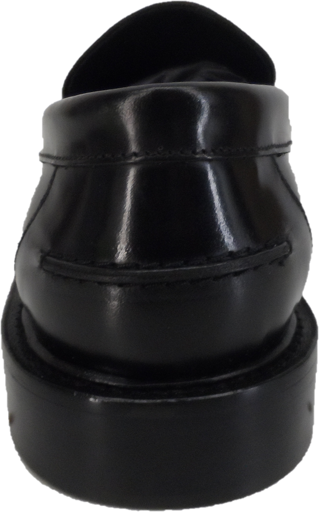 Ikon Original Mens Twister Black Retro, Ska, Northern Soul Tassel Loafers