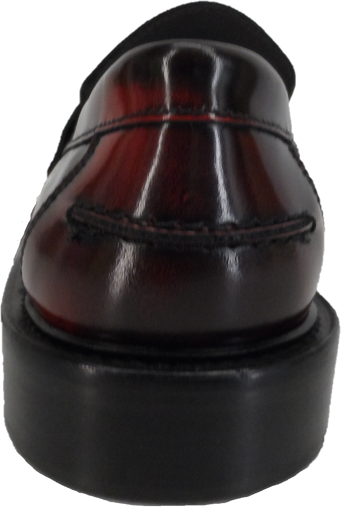 Ikon Original Mens Twister Oxblood Retro, Ska, Northern Soul Tassel Loafers
