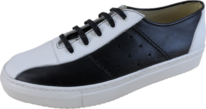 Ikon Original Mens Black/White Bowling Trainers