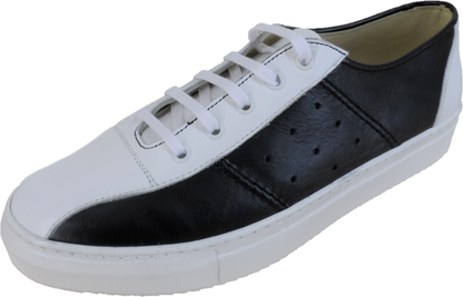 Ikon Original Mens Black/White Bowling Trainers