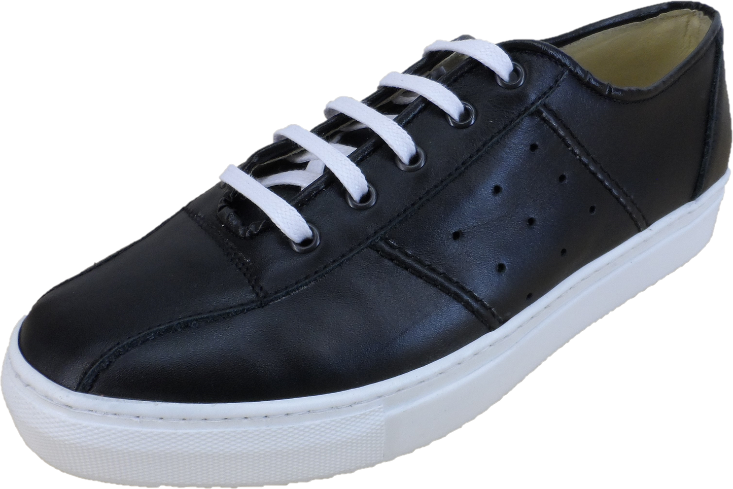 Ikon Original Mens All Black Mod Jam Bowling Trainers