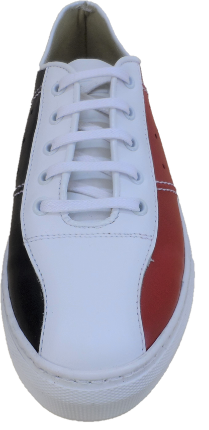 Ikon Original Mens Red, White & Blue Bowling Trainers