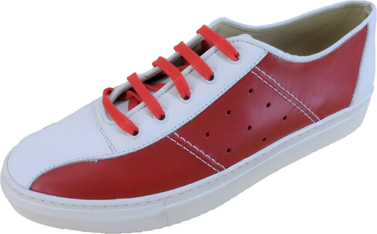 Ikon Original Mens Red, White & Blue Bowling Trainers