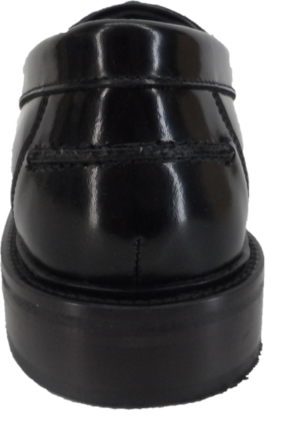 Ikon Original Black Real Weave Retro, Ska, Northern Soul Tassel Loafers