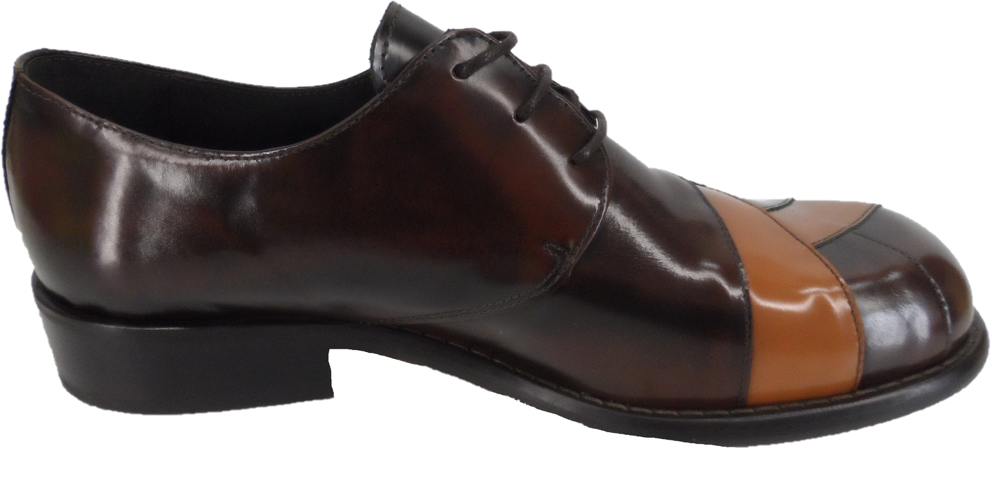 ikon Original Zodiac Leather Shoe in Brown/Tan