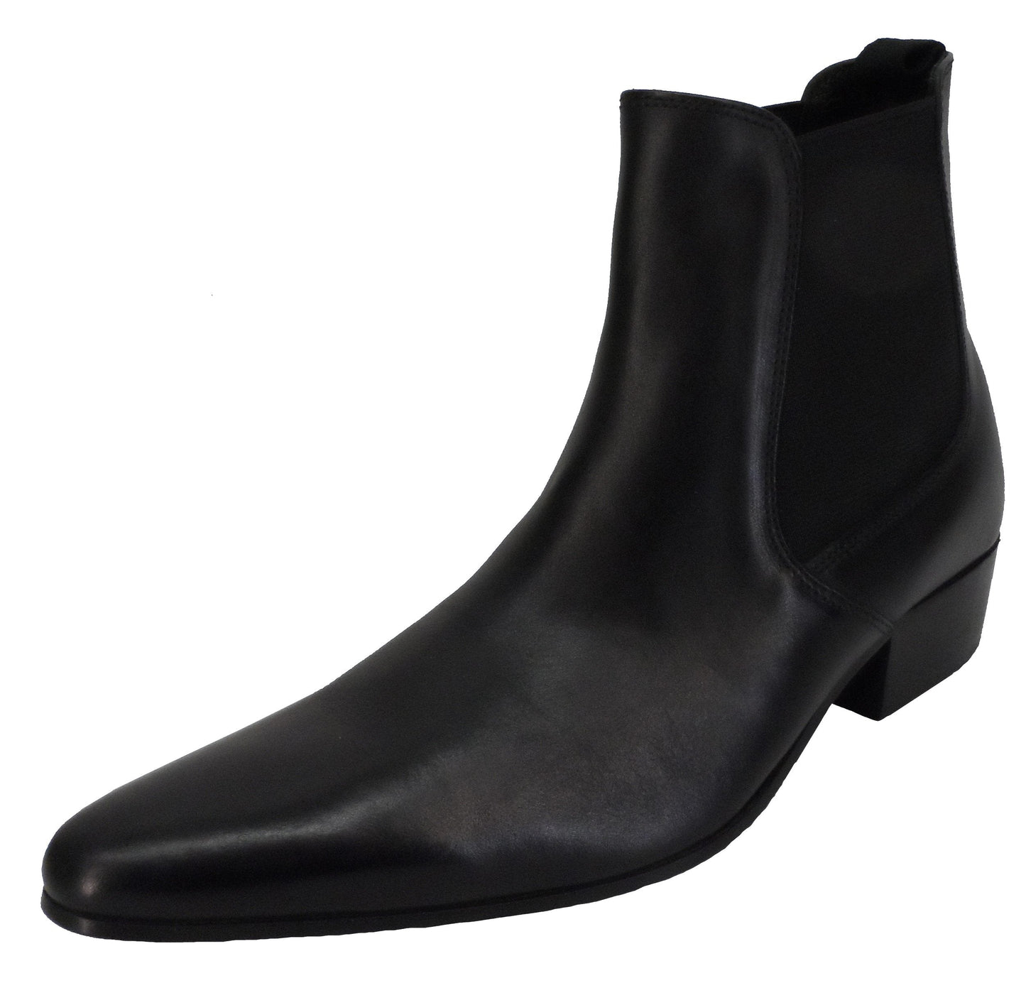 Ikon Original Revolver Leather Beatle Boots in Black