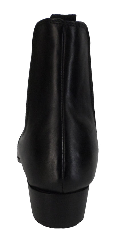 Ikon Original Revolver Leather Beatle Boots in Black