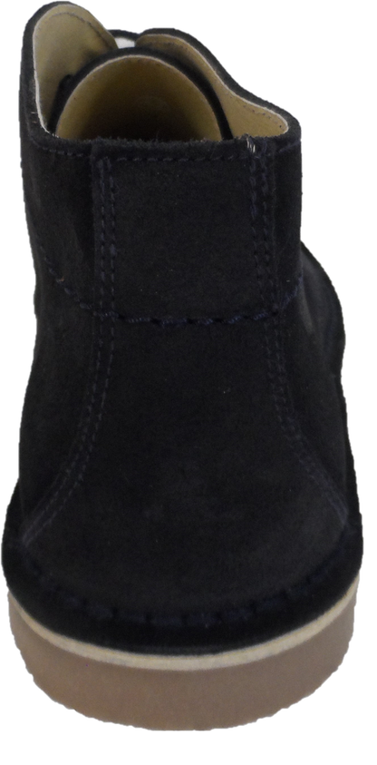 Ikon Original Navy Blue Nomad 70s Mod Style Real Suede Desert Boots