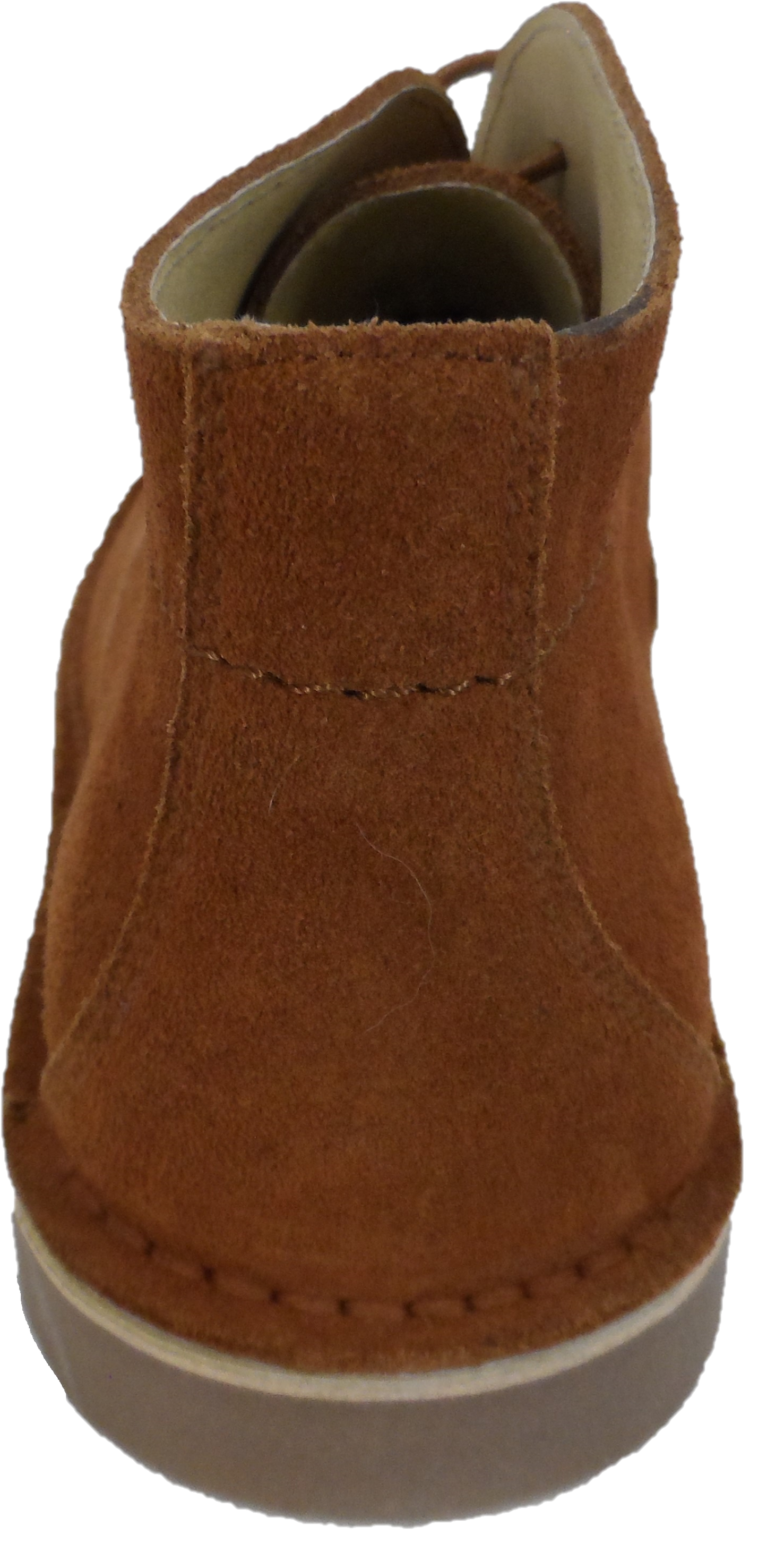 Ikon Original Cognac/Tan Nomad 70s Mod Style Real Suede Desert Boots