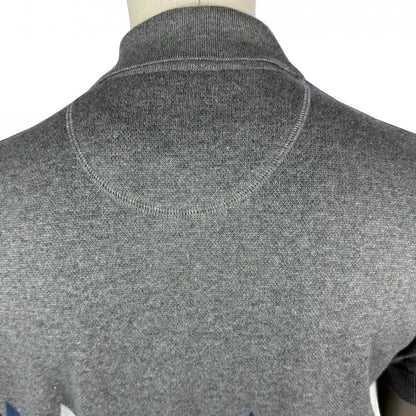Trojan Records Diamond Fine Gauge Knit Polo Airforce