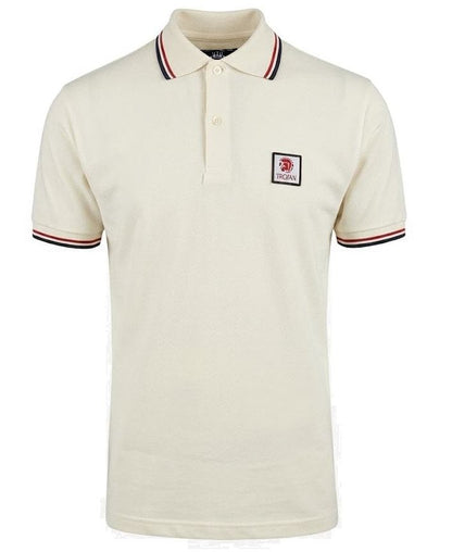 Trojan Records Flag Badge Pique Polo Shirt Union Jack