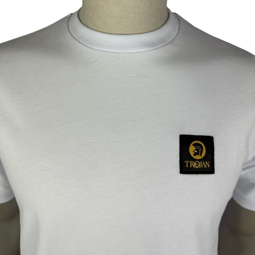 Trojan Records Plain Badged T Shirt White