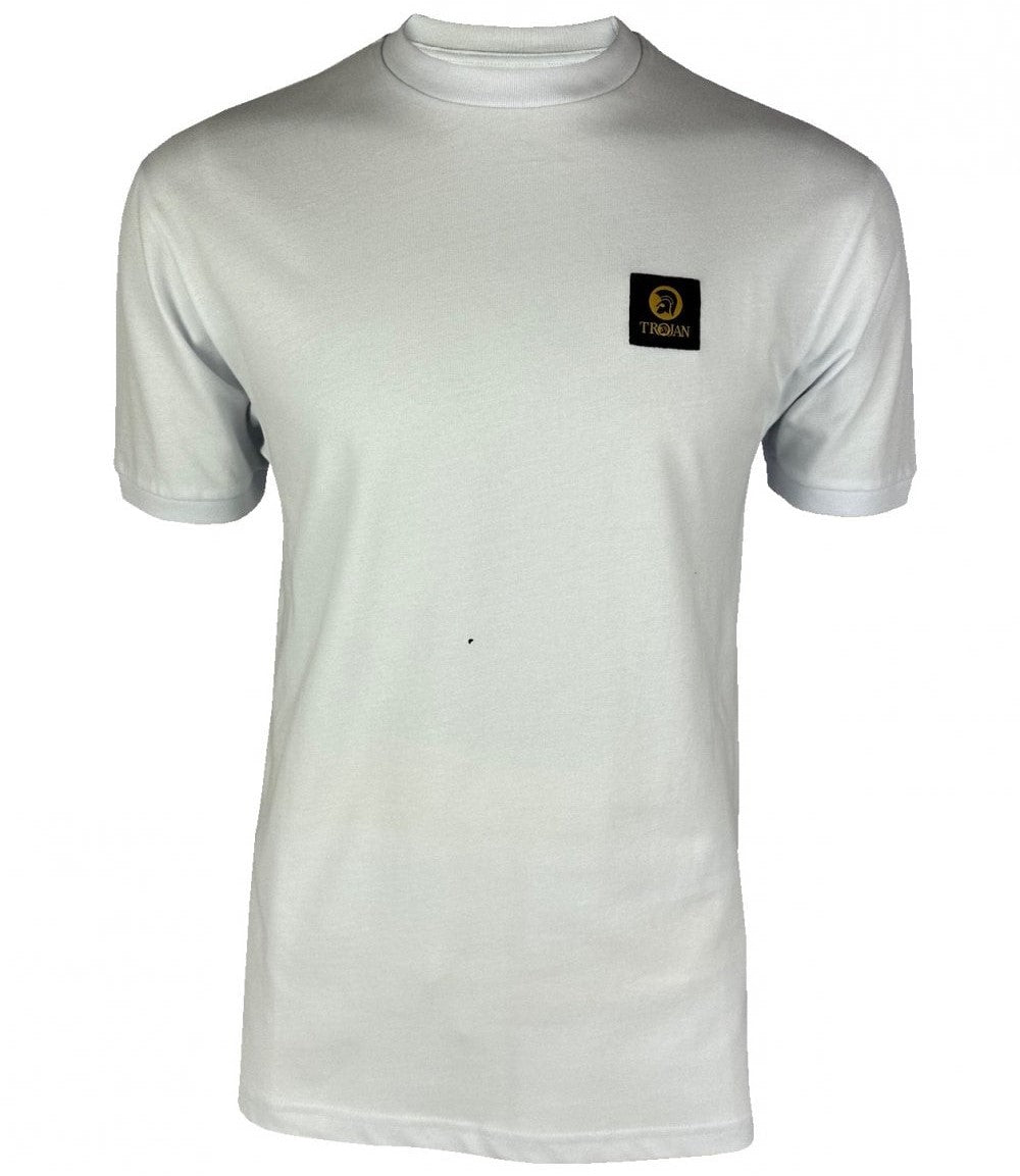 Trojan Records Plain Badged T Shirt White