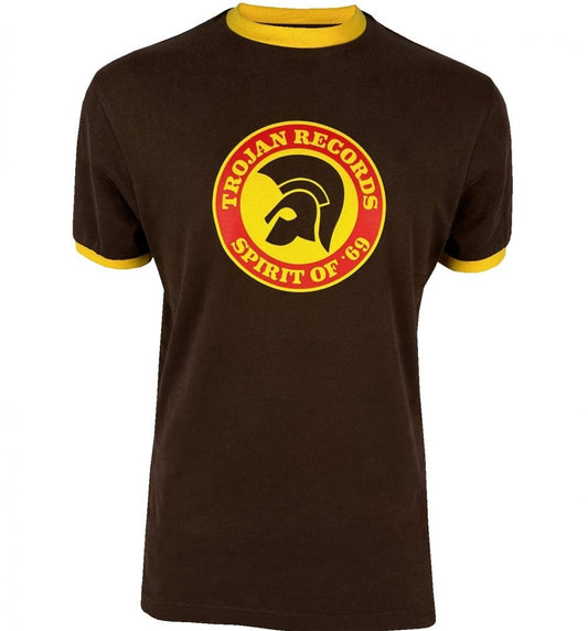 Trojan Records Spirit Of 69 T-Shirt Choc