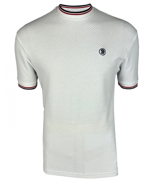 Trojan Records Twin Tipped Basketweave T-Shirt White